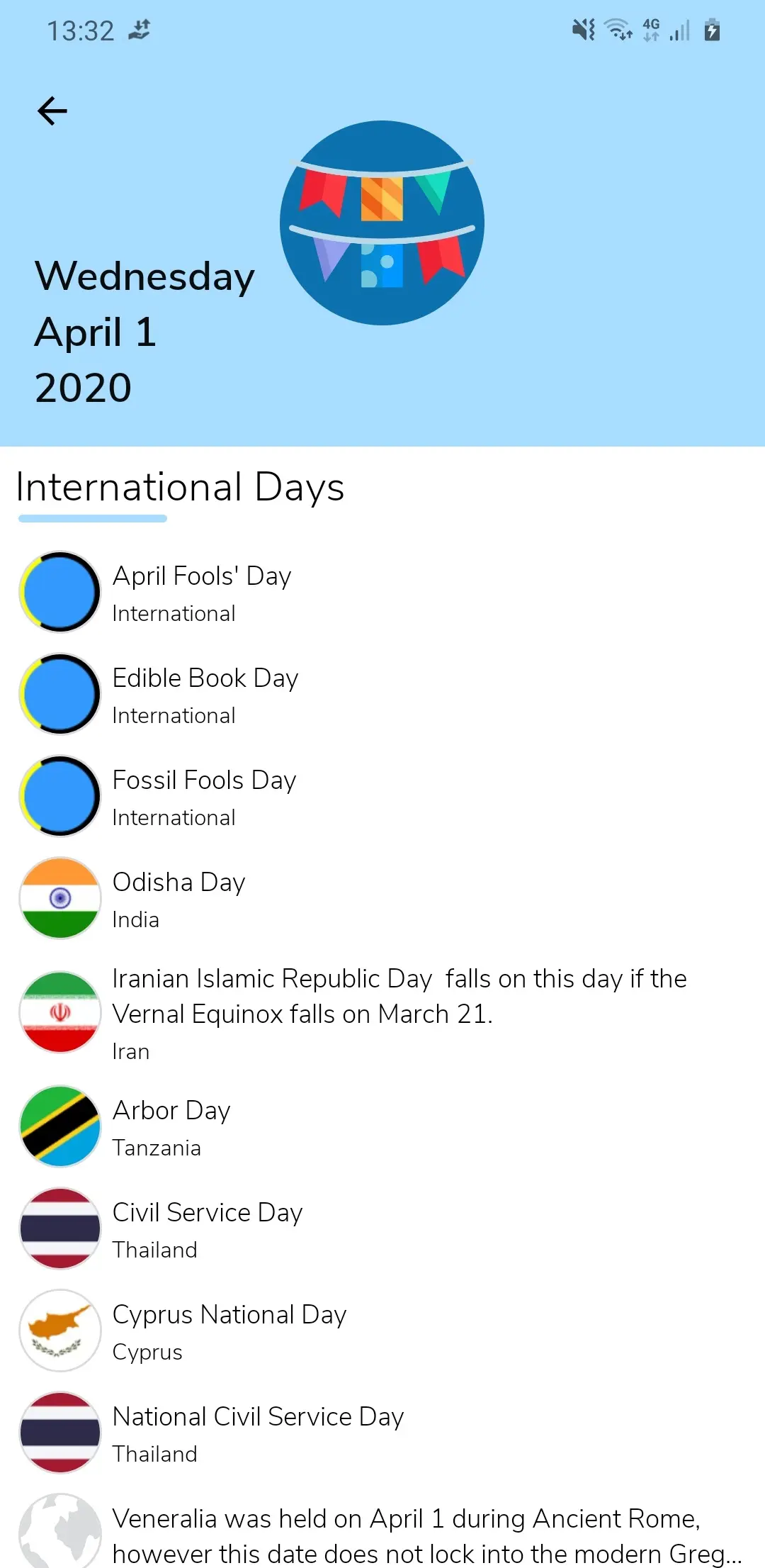 Today - Global Observances